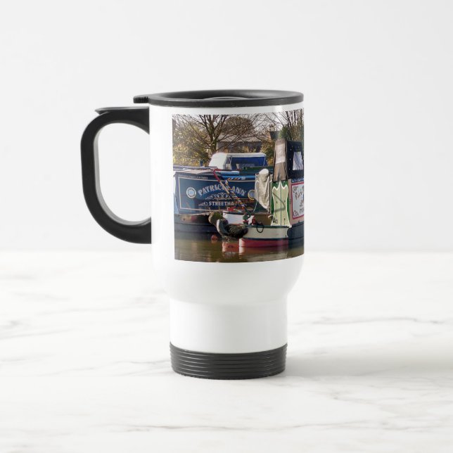 NARROWBOATS TRAVEL MUG (Left)