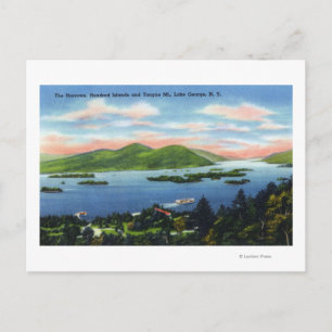 Narrows, Hundred Islands, Tongue Mountain View Postcard