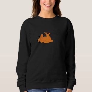 NaruSasu I SasuNaru kitsune fox and sun symbol han Sweatshirt