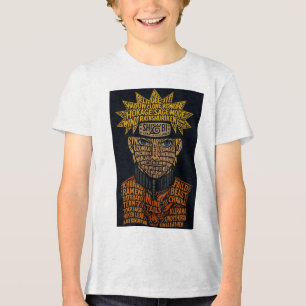 🔥 Naruto Typography Art Tri-Blend Shirt