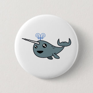 Narwhal! 6 Cm Round Badge