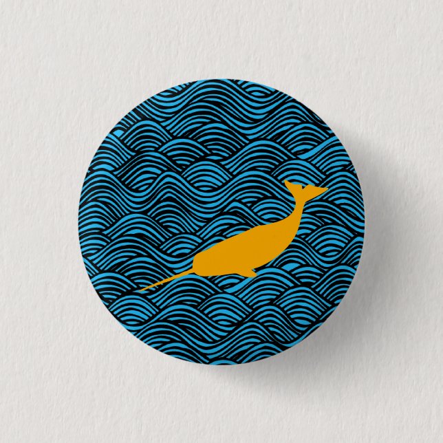 Narwhal 79 - Small Button (Front)