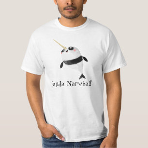 Narwhal and Panda in One T-Shirt