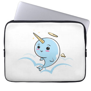 Narwhal Angel Cutie Laptop Sleeve