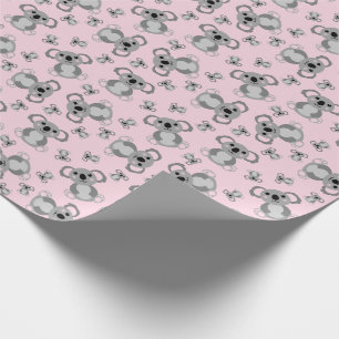 Narwhal Baby Shower Yellow Gender Neutral Whale Wrapping Paper