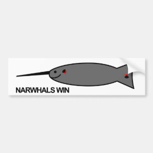 Narwhal Bumper Sticker