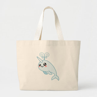 Narwhal Cutie Large Tote Bag
