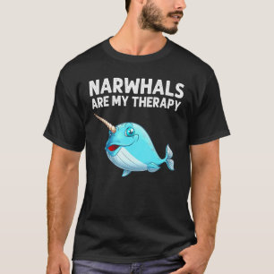 Narwhal For Men Women Sea Whale Fish Ocean Animal T-Shirt