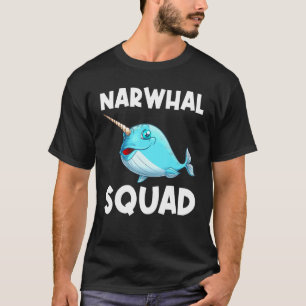 Narwhal For Men Women Sea Whale Fish Ocean Animal T-Shirt