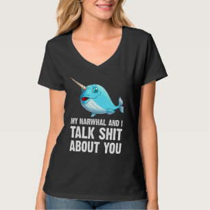 Narwhal For Men Women Sea Whale Fish Ocean Animal T-Shirt