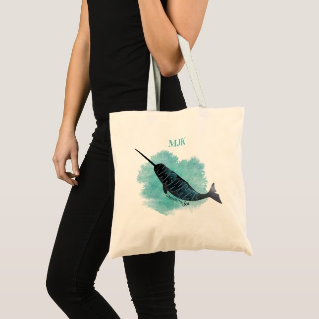 Narwhal Heart Tote Bag (Front (Product))