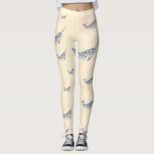 Narwhal In Dots Leggings