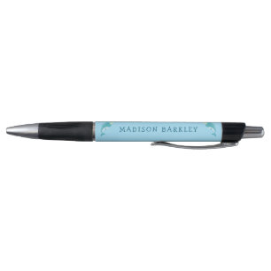 Narwhal Kid's Cute Whale Pens with Name