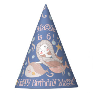 Narwhal Mermaid Unicorn Dragon Fantasy Party Favou Hat