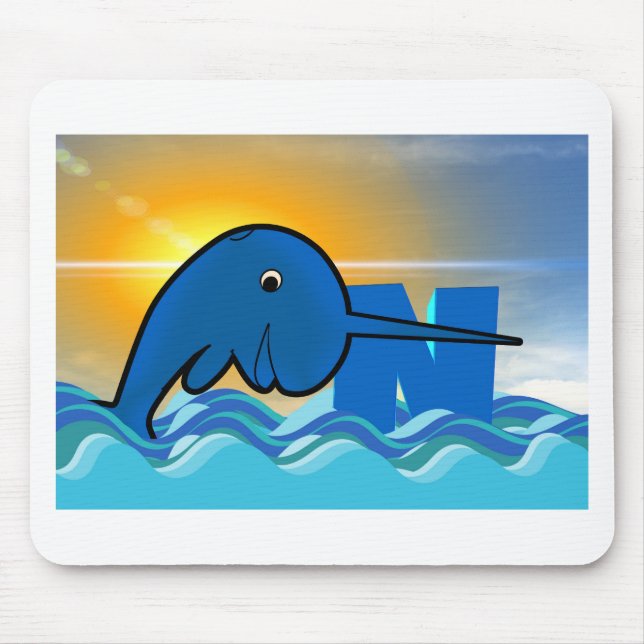 narwhal mouse pad (Front)