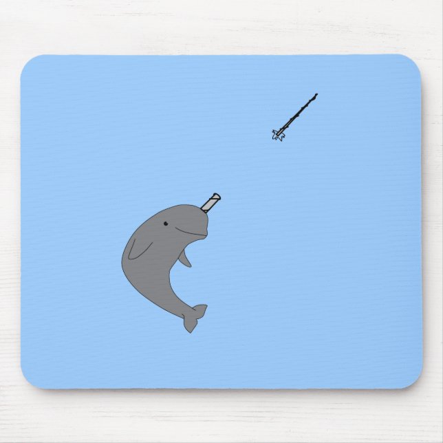 Narwhal Mouse Pad (Front)