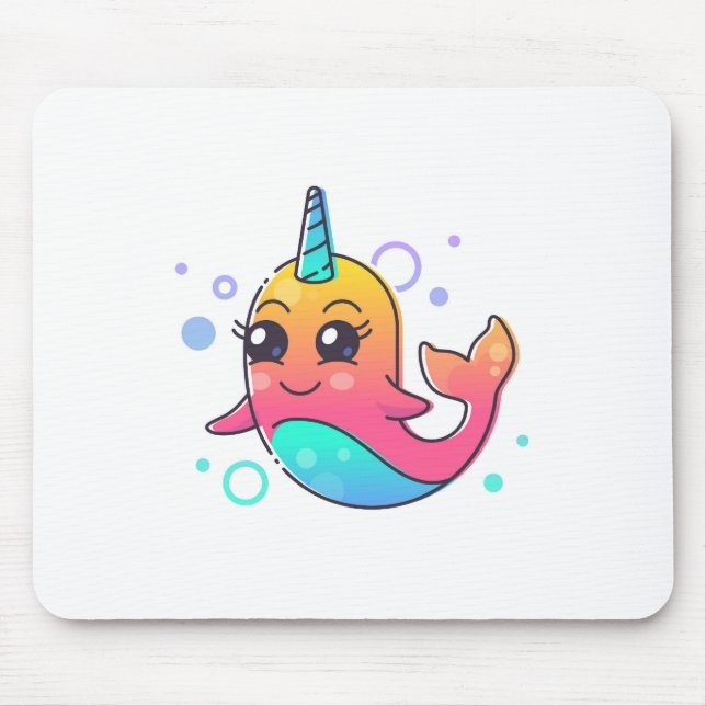 Narwhal Mouse Pad (Front)
