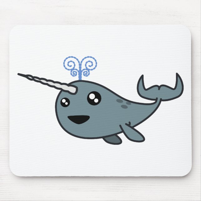 Narwhal! Mouse Pad (Front)