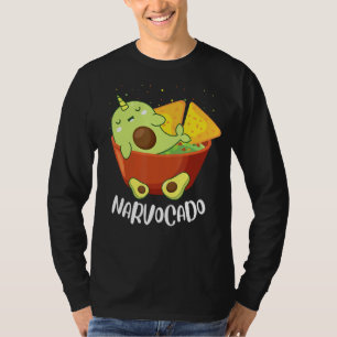 Narwhal Narvocado Narwhal Avocado Guacamole Vegan T-Shirt