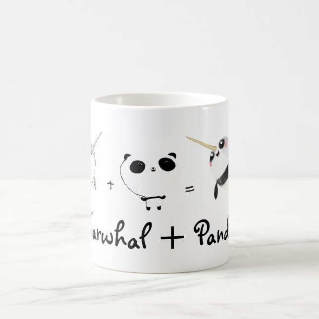 Narwhal plus Panda! Coffee Mug (Center)