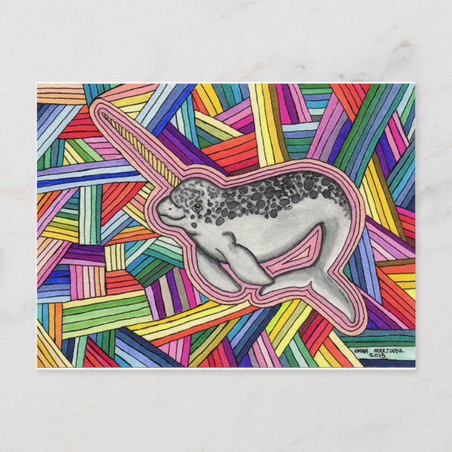 Narwhal Postcard (Front)