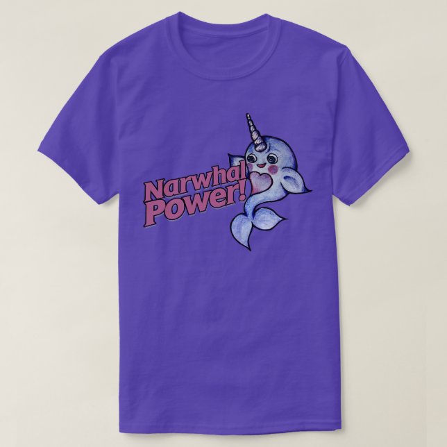 Narwhal power T-Shirt (Design Front)