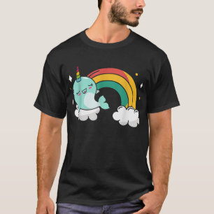 Narwhal Rainbow Narwhal Design for Kids and Narwha T-Shirt
