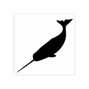 Narwhal Rubber Stamp