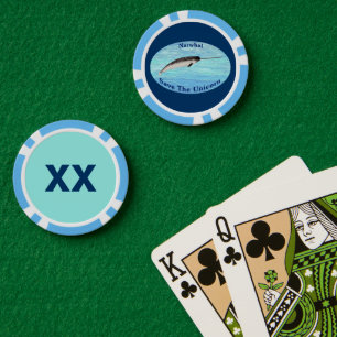 Narwhal - Save The Unicorn Poker Chips