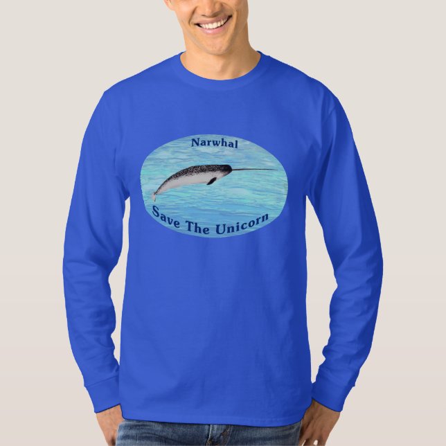 Narwhal - Save The Unicorn T-Shirt (Front)