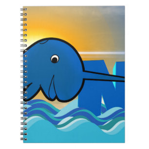 narwhal spiral notebook