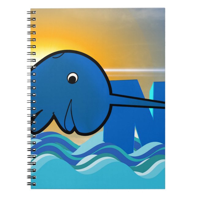 narwhal spiral notebook (Front)