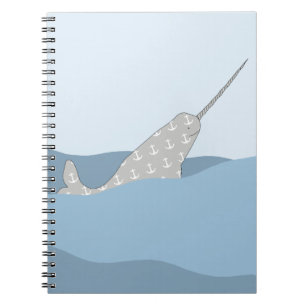 Narwhal Spiral Notebook