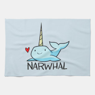 Narwhal Tea Towel