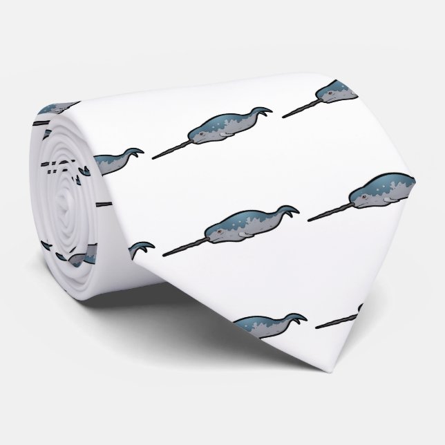 Narwhal Tie (Rolled)