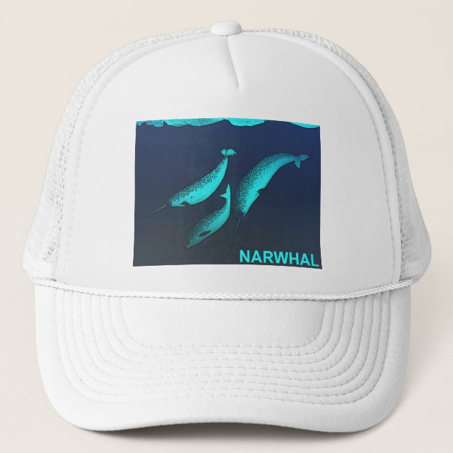Narwhal Trucker Hat (Front)