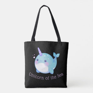 Narwhal Unicorn of the Sea Tote Bag