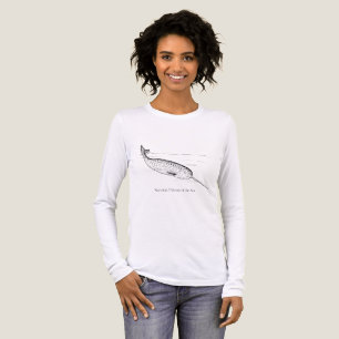 Narwhal Whale Unicorn of the Sea Tri-Blend Shirt