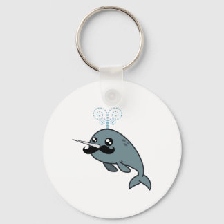 Narwhalstache Key Ring
