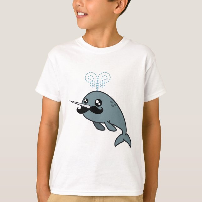 Narwhalstache T-Shirt (Front)