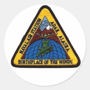 NAS Adak, Alaska Sticker "Birthplace of the Winds"