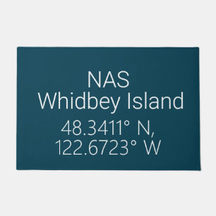 NAS Whidbey Island Latitude Longitude Doormat
