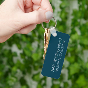 NAS Whidbey Island Latitude Longitude  Key Ring