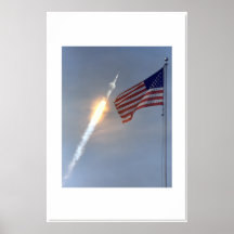 NASA Apollo 11 - Classic Rocket Photo with the US