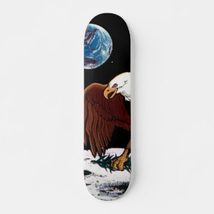 NASA Apollo 11 Moon Landing Lunar Patch Insignia Skateboard