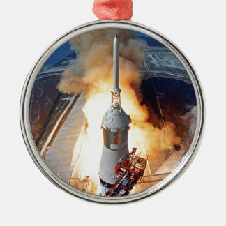 NASA Apollo 11 Moon Landing Rocket Launch Metal Tree Decoration
