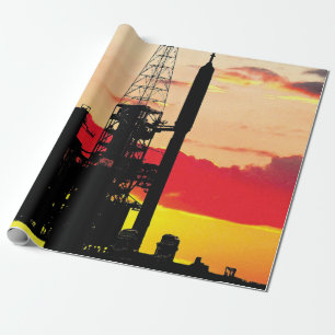 NASA Ares IX Rocket Launch System Prototype Wrapping Paper