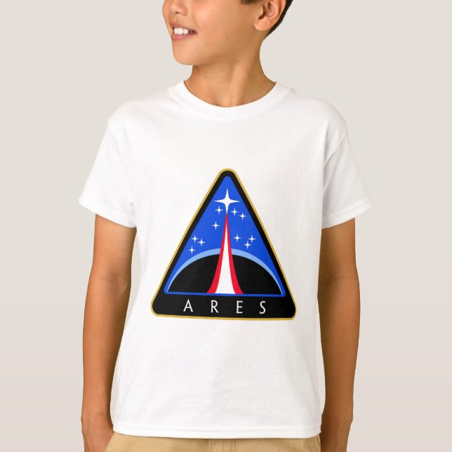 NASA Ares Rocket Logo T-Shirt (Front)