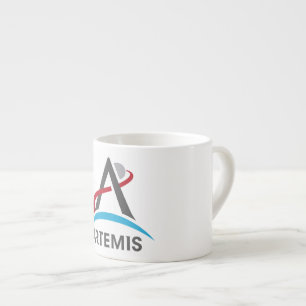 NASA Artemis Program Logo Mars 2024 Astronaut Espresso Cup