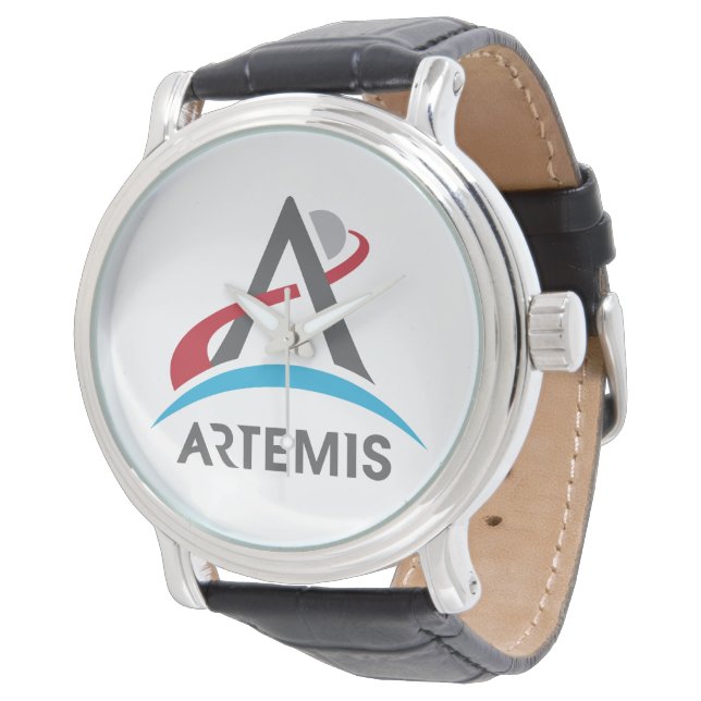 NASA Artemis Program Logo Mars 2024 Astronaut Watch (Angled)